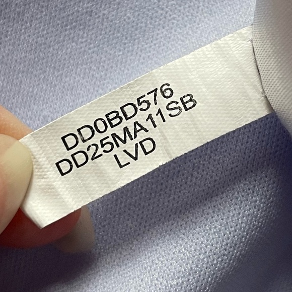 DKNY Lavender Floral Embroidered Asymmetric Hem Midi Dress 4 Fairycore Whimsical - Picture 8 of 12